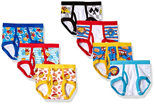 Book Cover Handcraft Boys' Toddler Daniel Tiger 7-Pack Brief, 2/3T