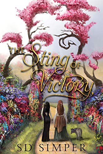 Book Cover The Sting of Victory: A Dark Fantasy Lesbian Romance (Fallen Gods Book 1)