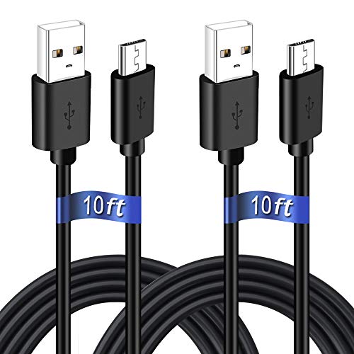 Book Cover SIOCEN 10FT 2Pack USB Power Extension Cable for WyzeCam Pan,WyzeCam,Echo Dot Kasa Cam,Yi Camera,YI Dome Home,Oculus Go,Furbo Dog,Nest Cam,Blink,Cloud Camera,Netvue,Security Camera Charging Cord