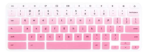Book Cover Keyboard Cover Compatible for 2017/2018 Acer Chromebook R11 CB3-131 CB3-132 CB5-132T, Acer Chromebook R 13 CB5-312T, Acer Chromebook 15 CB3-531 CB3-532 CB5-571, Acer Chromebook 14 CB3-431 (Pink Ombre)