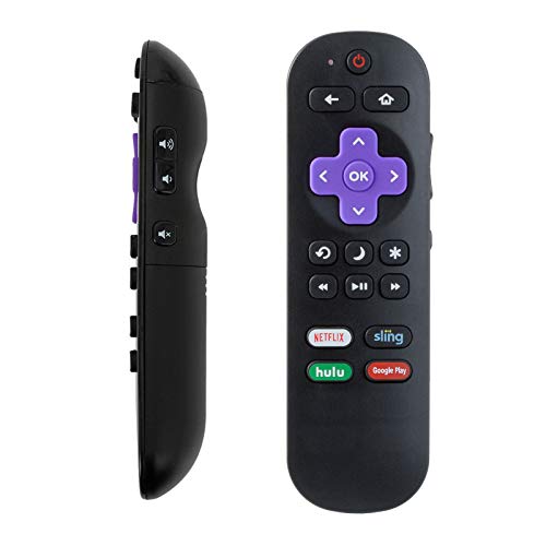 Remote Control for Insignia NS-RCRUS-17 Roku TV NS-32DR420NA16 NS-32DR420NA16A NS-32DR420NA16B NS-40DR420NA16 NS-40DR420NA16B NS43DR710NA17 NS-43DR710NA17 NS-48DR420NA16 NS-50DR620NA18 NS32DR310NA17