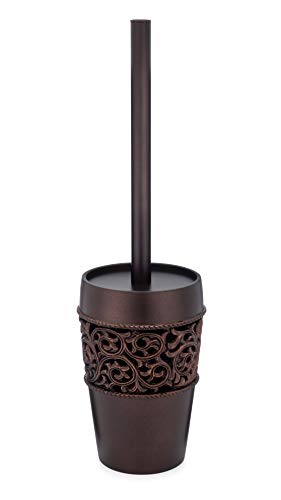 Book Cover Essentra Home Bronze Toilet Brush and Holder.