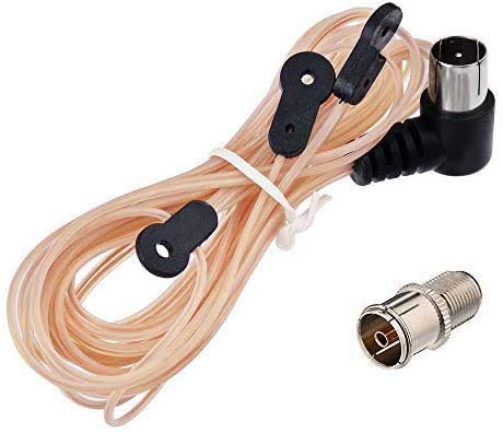 Book Cover Superbat FM Antenna Dipole Antenna Indoor 75 Ohm with F Type Male Connector for Yamaha JVC Sony Bose Natural Sound Stereo Receiver