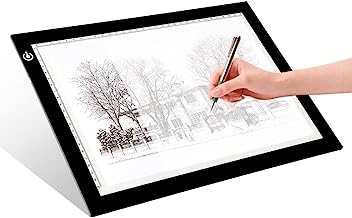 Book Cover LitEnergy A4 LED Copy Board Light Tracing Box, Ultra-Thin Adjustable USB Power Artcraft LED Trace Light Pad for Tattoo Drawing, Diamond Painting, Streaming, Sketching, Animation, Stenciling