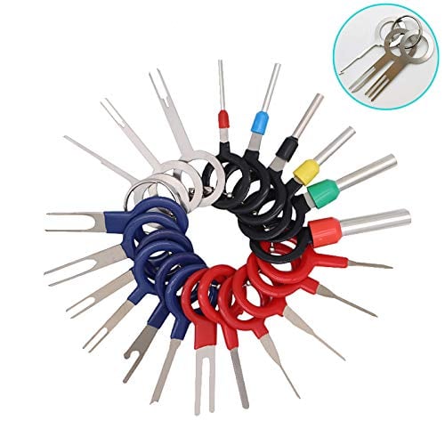 Book Cover Adduswin 21pcs T0025E Auto Terminals Removal Key Tool Car Pin Extractor Electrical Wiring Crimp Connectors Key Extractor Connector Depinning Tool Set