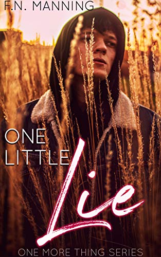 Book Cover One Little Lie: YA Gay Romance (One More Thing Book 2)