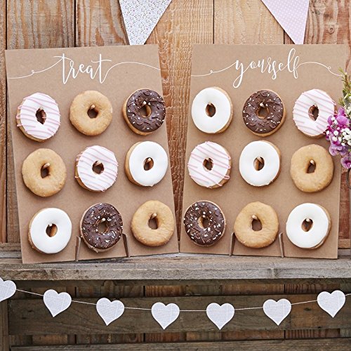 Rustic Double Donut Wall for Baby Showers Bridal Shower Weddings Birthday Party