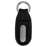 MiPhee Case Cloth Cover for Go-Tcha with Keychain, Black