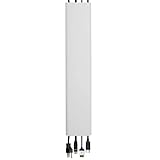 ECHOGEAR Cord Hider for Wall Mounted TV - 48" Long Cord Raceway Can Be Cut to Any Length - Cable Cover Installs On The Wall in Minutes with A Screwdriver to Hide Wires