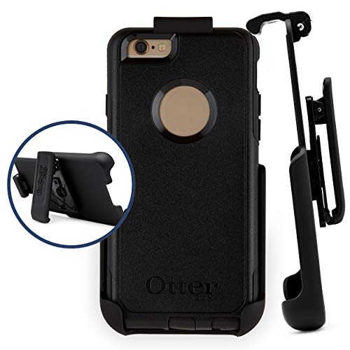 Belt Clip Holster Compatible with Otterbox Commuter Case - iPhone 6/6s | Easy Fit | Slim Design | Built in Kickstand [case not Included].