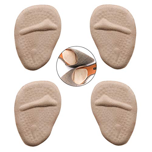 Book Cover Metatarsal Pads for Women (2 Pairs Metatarsal Pads) - Reusable Soft Gel Ball of Foot Cushions All Day Pain Relief and Corrects The Fit of a Shoe