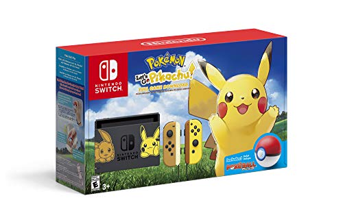 Book Cover Nintendo Switch Console Bundle- Pikachu & Eevee Edition with Pokemon: Let's Go, Pikachu! + Poke Ball Plus