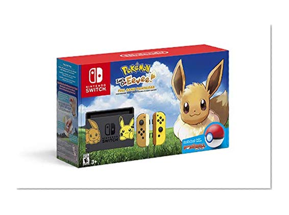 Book Cover Nintendo Switch Console Bundle - Pikachu & Eevee Edition with Pokemon: Let's Go, Eevee! + Poke Ball Plus