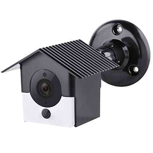 Book Cover Wyze Cam V2 Wall Mount Pan,Protective Weather Proof Housing Security Mount,for Wyze Cam 1081p HD Indoor Outdoor Cam and IsmartAlarm Spot Cam Black