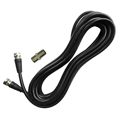 Book Cover Chaowei TV Antenna Extension Cable(15Feet) with Coaxial Coupler - Extend Your HDTV Antenna Coaxial Cable