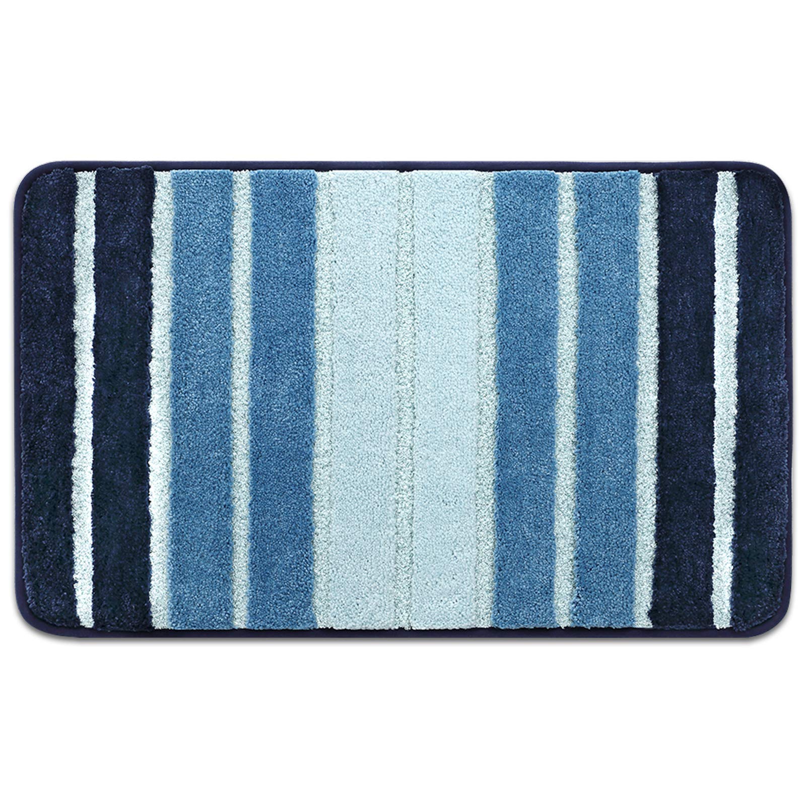 Bath Rug, Door Mat, Soft and Absorbent Bathroom Mat, Machine Wash/Dry, Anti-Slip and Plush Bath Mat for Bathroom, Living Room and Laundry Room(15.7x23.6, Blue)