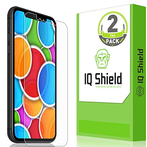 IQ Shield Screen Protector Compatible with Apple iPhone XR (2-Pack)(Max Coverage) LiquidSkin Anti-Bubble Clear Film