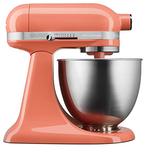 KitchenAid KSM3311XPH Artisan Mini 3.5 Quart Tilt-Head Stand Mixer, Bird of Paradise