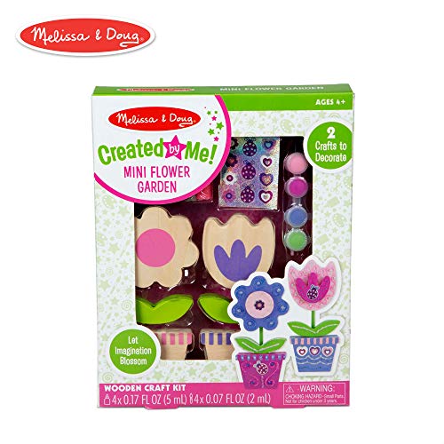 Melissa & Doug Created by Me! Wooden Flower Garden Set