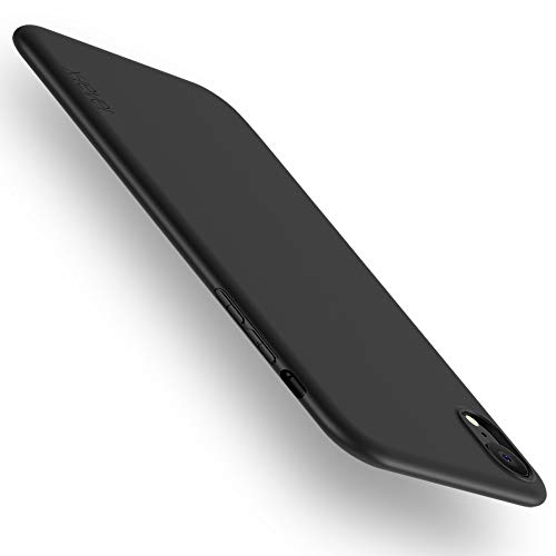 X-level for iPhone XR Case,Slim Fit Soft TPU Matte Surface Ultra-Thin Phone Case for Women Light Full Protective Back Cover Compatible Apple iPhone XR (2018) 6.1 inch-Black