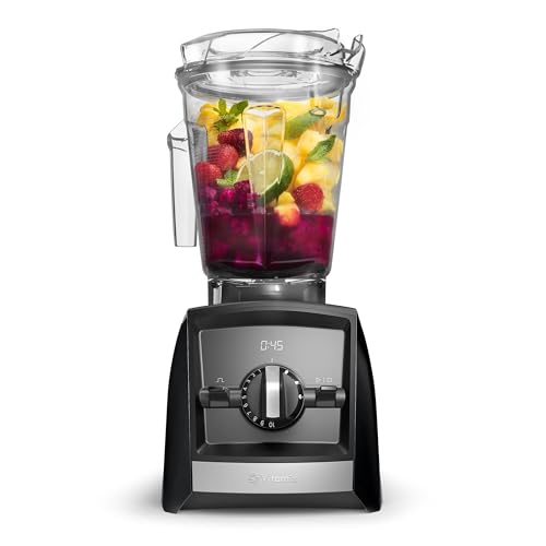 Vitamix A2500 Ascent Series Smart Blender, Professional-Grade, 64 oz. Low-Profile Container, Black (Renewed Premium)