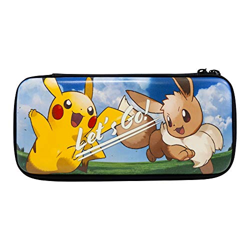 Book Cover HORI Nintendo Switch Let's Go Pikachu/Eevee Pouch Officially Licensed By Nintendo & Pokemon - Nintendo Switch