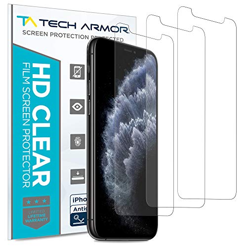Tech Armor Matte Anti-Glare/Anti-Fingerprint Film Screen Protector Designed for Apple iPhone 11 Pro Max and iPhone Xs Max 6.5 Inch 3 Pack 2019