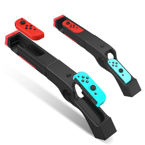 HEATFUN Game Gun Controller Compatible with Nintendo Switch Shooting Games Wolfenstein 2: The New Colossus, Big Buck Hunter Arcade - Nintendo Switch and Other Shooting Games - 1 Pack