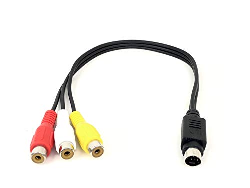 Composite Video Stereo Audio AV S-Video RCA Cable Adaptor for Elgato Game Capture HD
