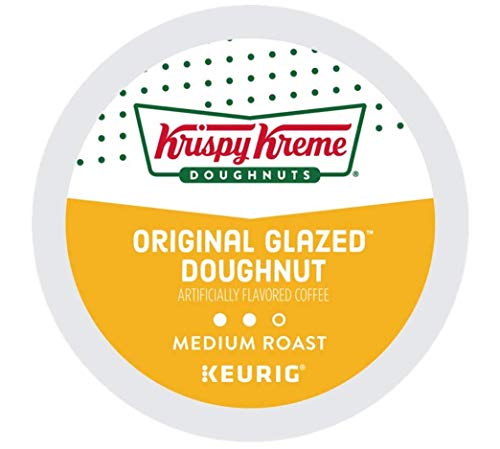 Krispy Kreme Original Glazed Doughnut Coffee single serve capsules for Keurig K-Cup pod brewers (24 Count)