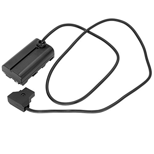 GyroVu High Power (4.5A) D-Tap to Dummy Battery 30â€ Straight Adapter Cable to Replace NP-F550, NP-F570, NP-F970 Sony-L Batteries to Power DCRVX2100, HDRFX1, HD1000U & HVRZ1U Cameras (V12)