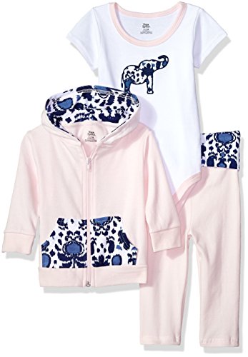 Yoga Sprout Bodysuit, Pants, and Track Jacket Set