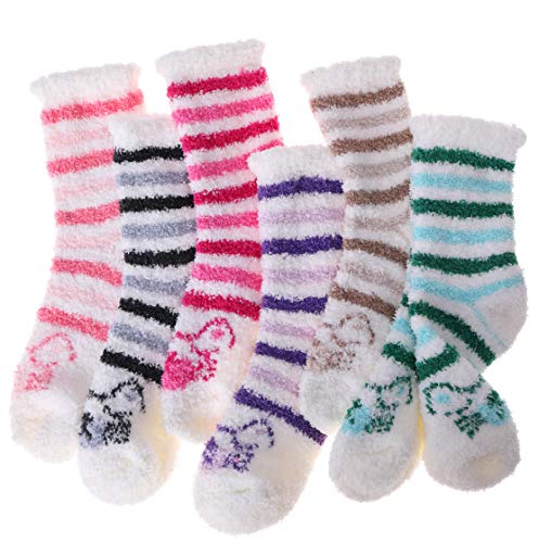 ProEtrade Fuzzy Socks for Women Fluffy Cozy Warm Winter Fleece Slipper Cabin Plush Socks