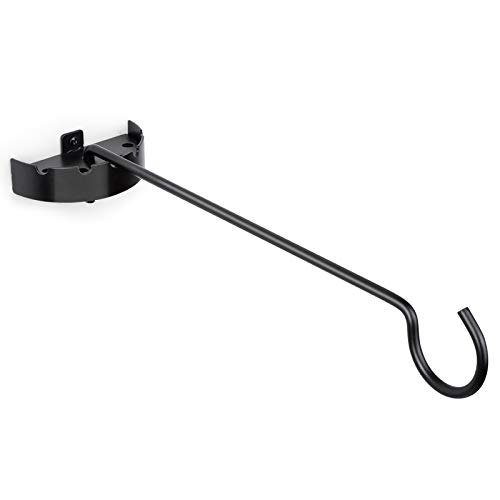 BOLITE Bird Feeder Hanger, Metal Plant Hanger Heavy Duty S Hook for Hanging Bird Feeders, Birdbaths, Plants, Ornaments and More, 1 Pack