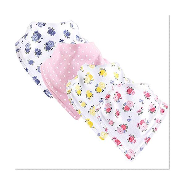 Luvable Friends Baby Basic Cotton Bandana Bib Set
