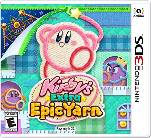 Book Cover Kirby's Extra Epic Yarn - Nintendo 3DS