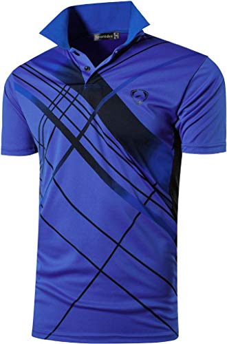 Sportides Boy's Men's Quick Dry Sport Short Sleeve Breathable Polo T-Shirt Tee Top LBS710