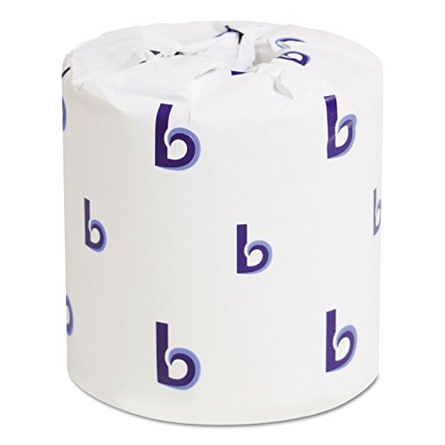 Book Cover Boardwalk 6145 Bathroom Tissue, Standard, 2-Ply, White, 4 X 3 Sheet, 500 Sheets/roll, 96/Carton