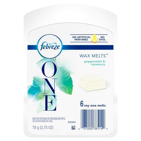 ONE Wax Melts Air Freshener, Peppermint & Rosemary, 2.75 oz