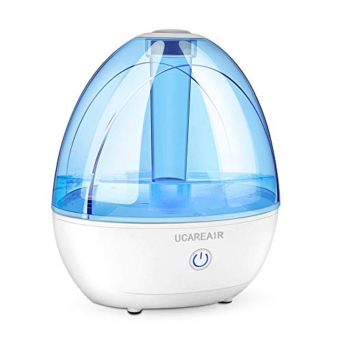 Book Cover Cool Mist Humidifier -C Humidifier for Bedroom, Quiet Mist Humidifier, High Low Mist, Waterless Auto-off, Night Light, Baby Kids Nursery, 2L Tank, Filterless Humidifiers for home office, ETL Approved