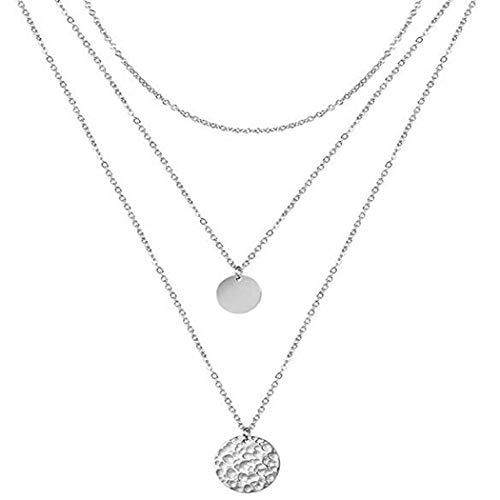 Unicra Multi-layer Necklace Choker with Long Chain for Women and Girls