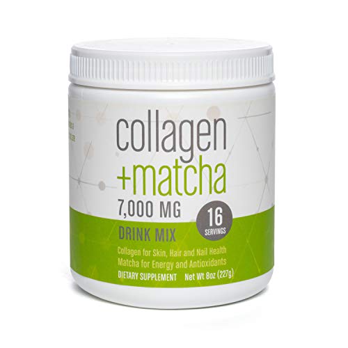 Book Cover 360 Nutrition Matcha Collagen Peptides Powder | 8 oz, 16 Servings | Keto Friendly, Paleo, Non-GMO, Gluten Free | Japanese Green Tea Powder