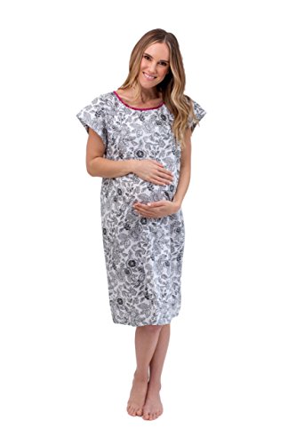 Book Cover Baby Be Mine Gownies - Labor & Delivery Maternity Hospital Gown Maternity, Hospital Bag Must Have, Best