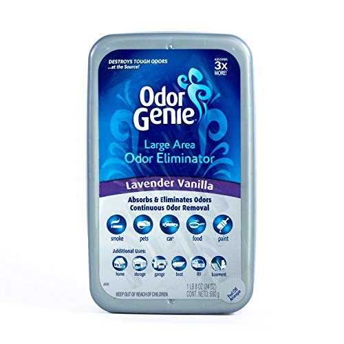 Odor Genie Large Area Odor Eliminator with Lavender Vanilla Fragrance - 24 oz., Neutralizes Unpleasant Smells and Odors, For Indoor Use