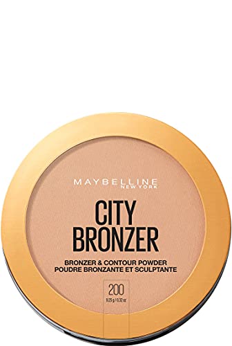 Maybelline New York City Bronzer Powder Makeup, Bronzer and Contour Powder, 200, 0.32 oz.