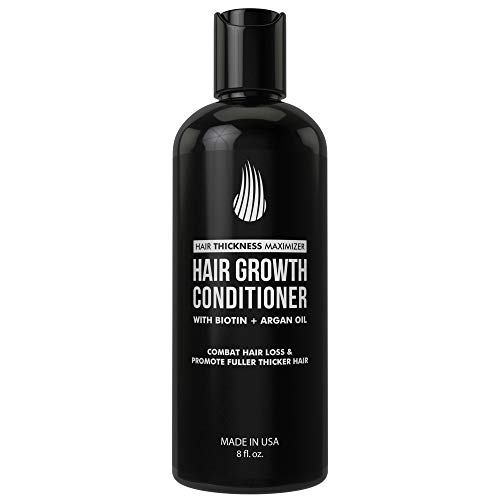 Biotin Conditioner For Thinning Hair And Hair Loss by Hair Thickness Maximizer. Hair Thickening Conditioner for Maximum Hair Growth. Best Hair Loss Treatment For Men and Women. With Argan Oil