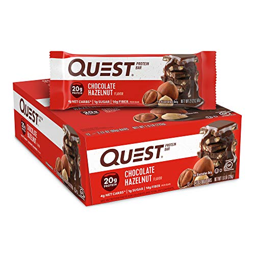 Book Cover Quest Nutrition High Protein, Chocolate Hazelnut, 12 Count