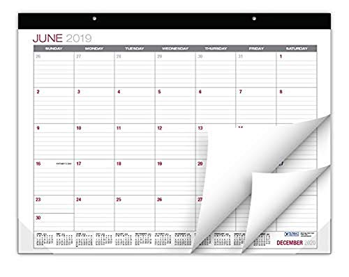 Book Cover Professional Desk Calendar 2019-2020: Large Monthly Pages - 22