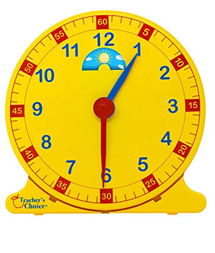 Book Cover Learn How to Tell Time Teaching Clock – Large 12