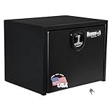 Buyers Products 1734500 Textured Matte Black Steel Underbody Truck Box, 24 x 24 x 24 Inch, Made in The USA, Tool Box for Bed of Truck